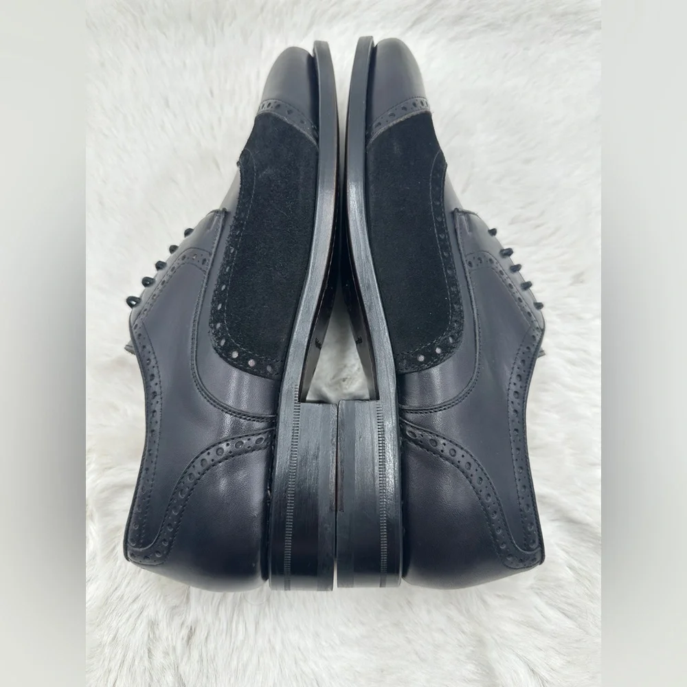 Taft The Gladiator Shoe in Black Leather/Suede‎ Oxfords 41 US 8 NWT